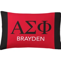 Fraternity Greek Letters Pillowcase