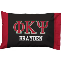 Fraternity Greek Letters Pillowcase