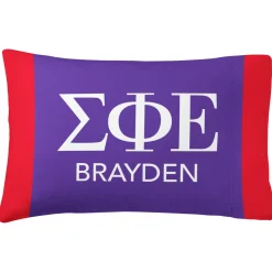 Fraternity Greek Letters Pillowcase