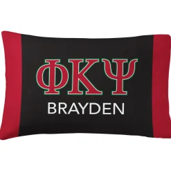 Fraternity Greek Letters Pillowcase