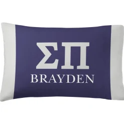 Fraternity Greek Letters Pillowcase