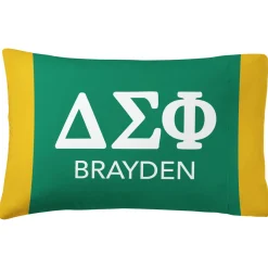Fraternity Greek Letters Pillowcase