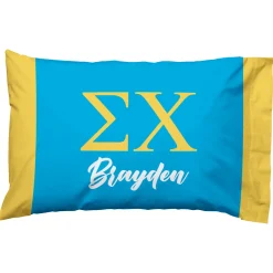 Fraternity Greek Letters Pillowcase