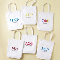 Fraternity Greek Letters Tote Bag
