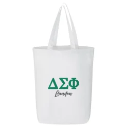 Fraternity Greek Letters Tote Bag