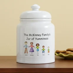 Friendly Family Characters Cookie Jar