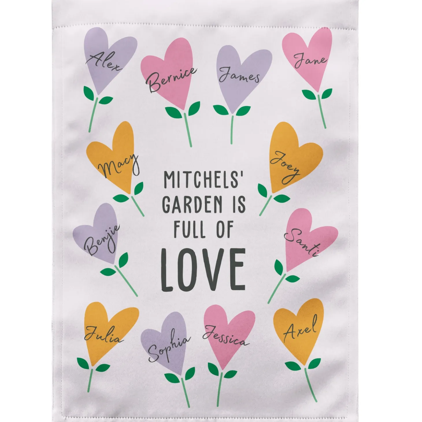 Full of Love Garden Flag