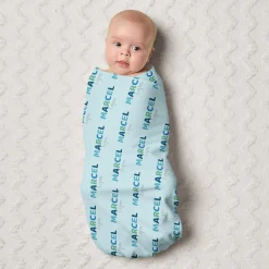 Fun Block Name Baby Swaddle Blanket