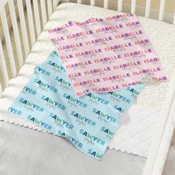 Fun Block Name Security Blanket