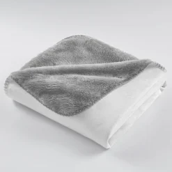 Fun Block Name Sherpa Baby Blanket