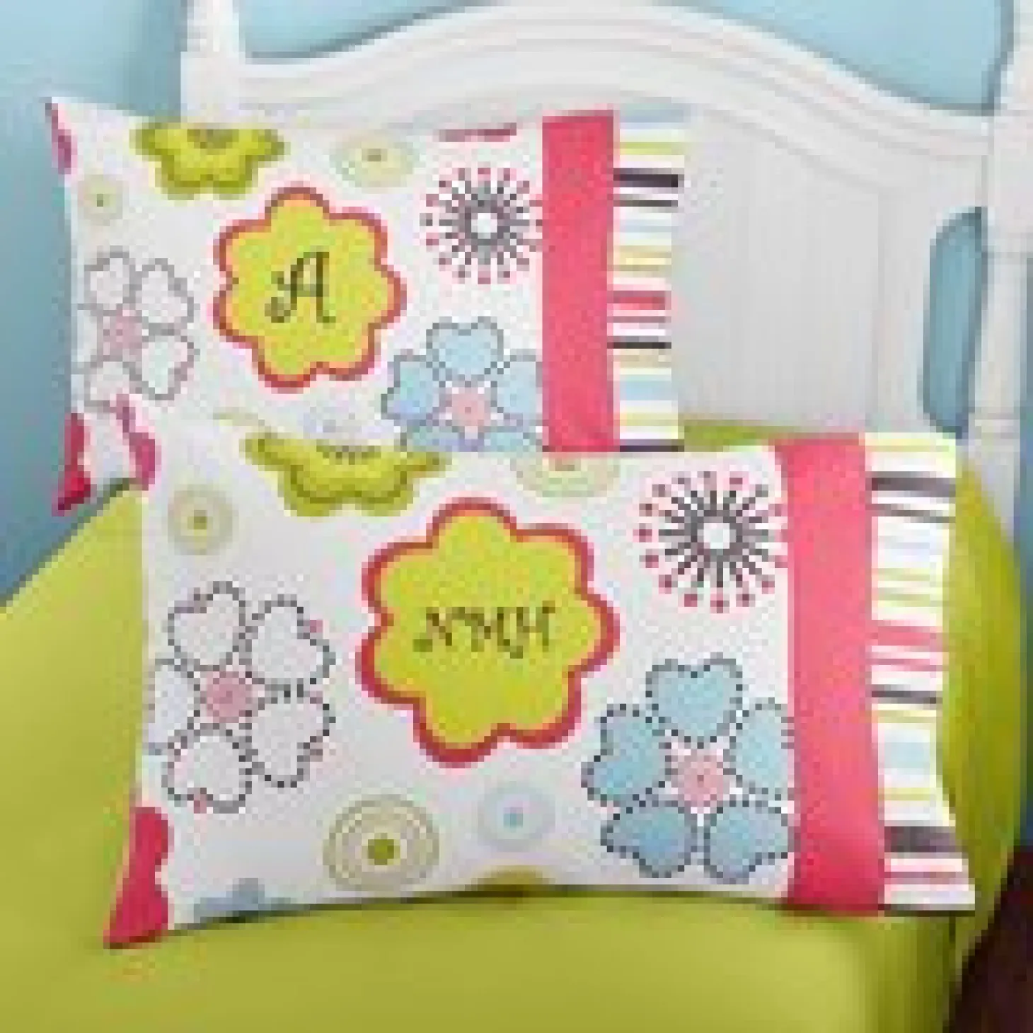 Fun Flowers Pillowcase