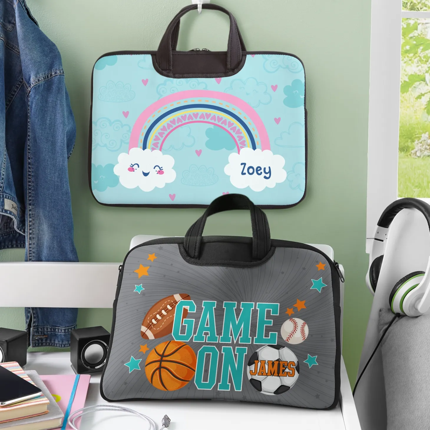 Fun Graphic Laptop Carrying Bag