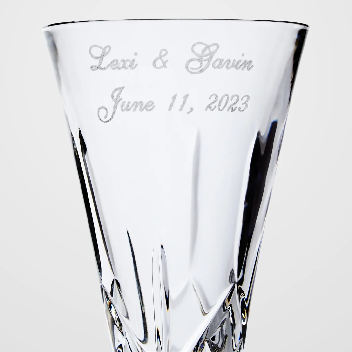 Galway European Crystal® Romance Toasting Flutes