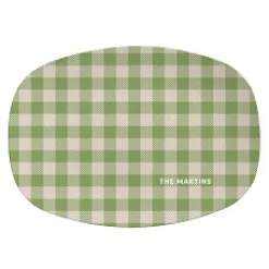 Garden Gingham Platter