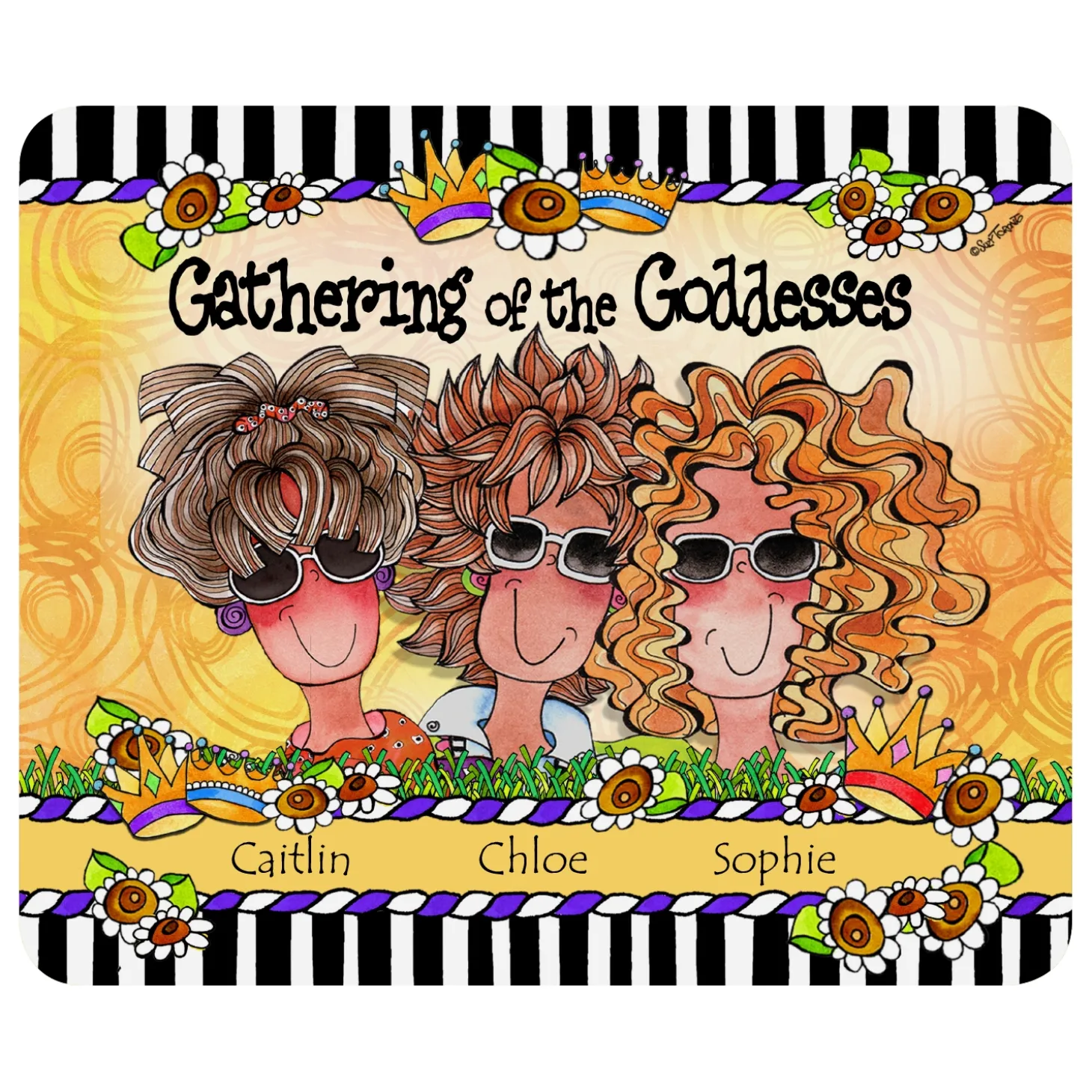 Gathering of the Goddesses Mouse Pad by Suzy Toronto