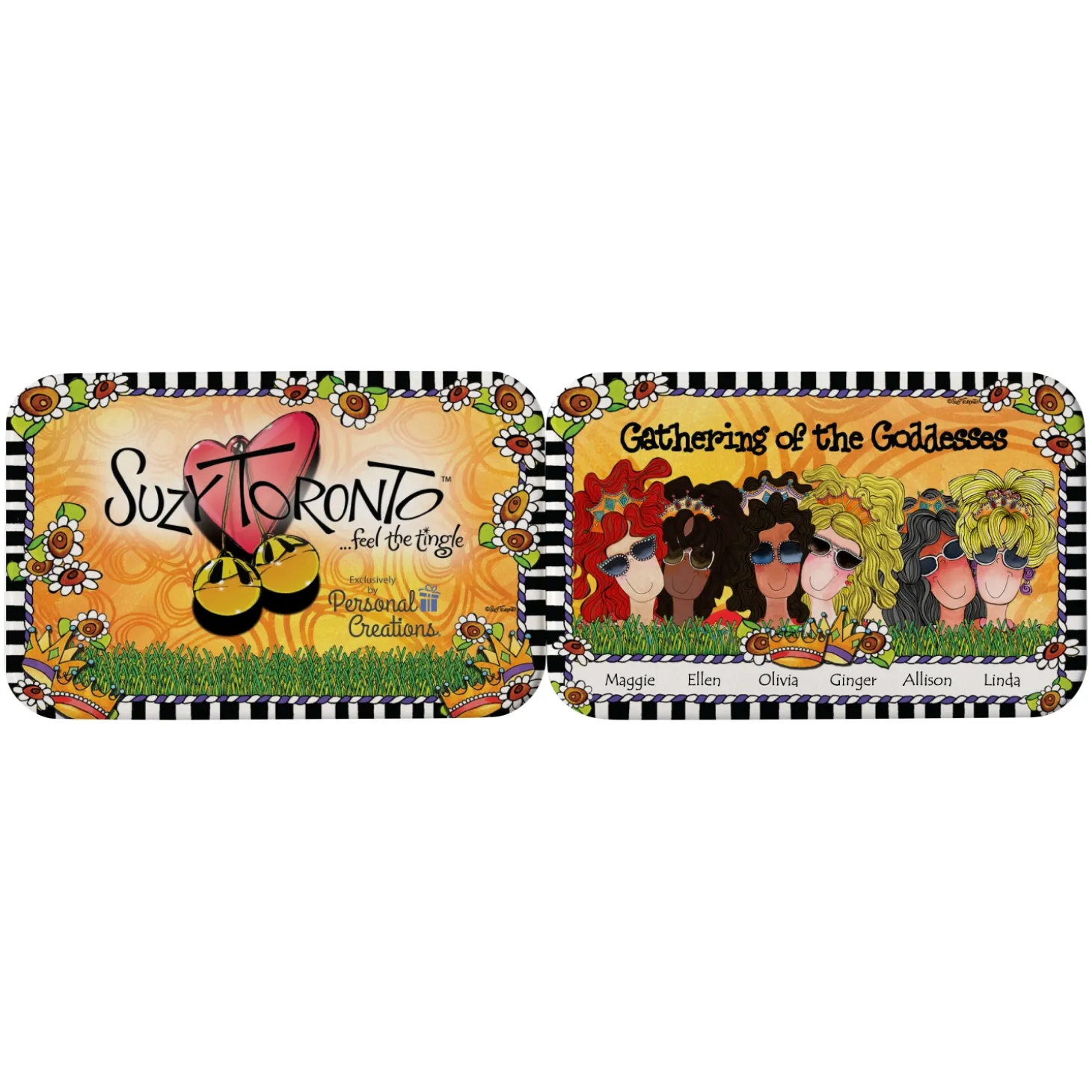 Gathering of the Goddesses Purse Mirror by Suzy Toronto
