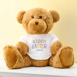 Giant Plush Teddy Bear Gram Happy Easter T-Shirt