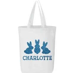 Glitter Bunny Buddies Tote Bag
