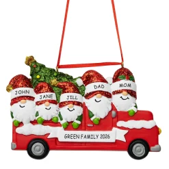 Gnome Caravan Family Ornament