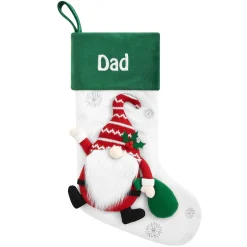 Gnome Family Plush Stocking
