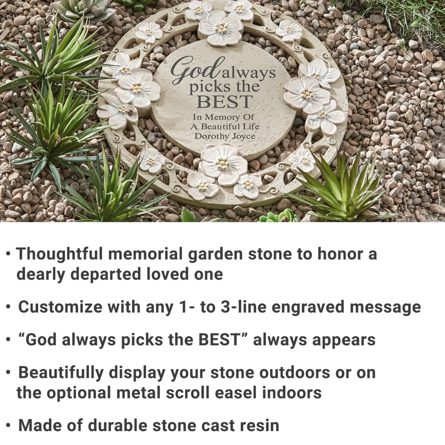 God Always Picks The Best Sympathy Stepping Stone