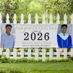 Golden Graduation Photo Banner