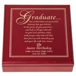Graduation Wood Keepsake Box
