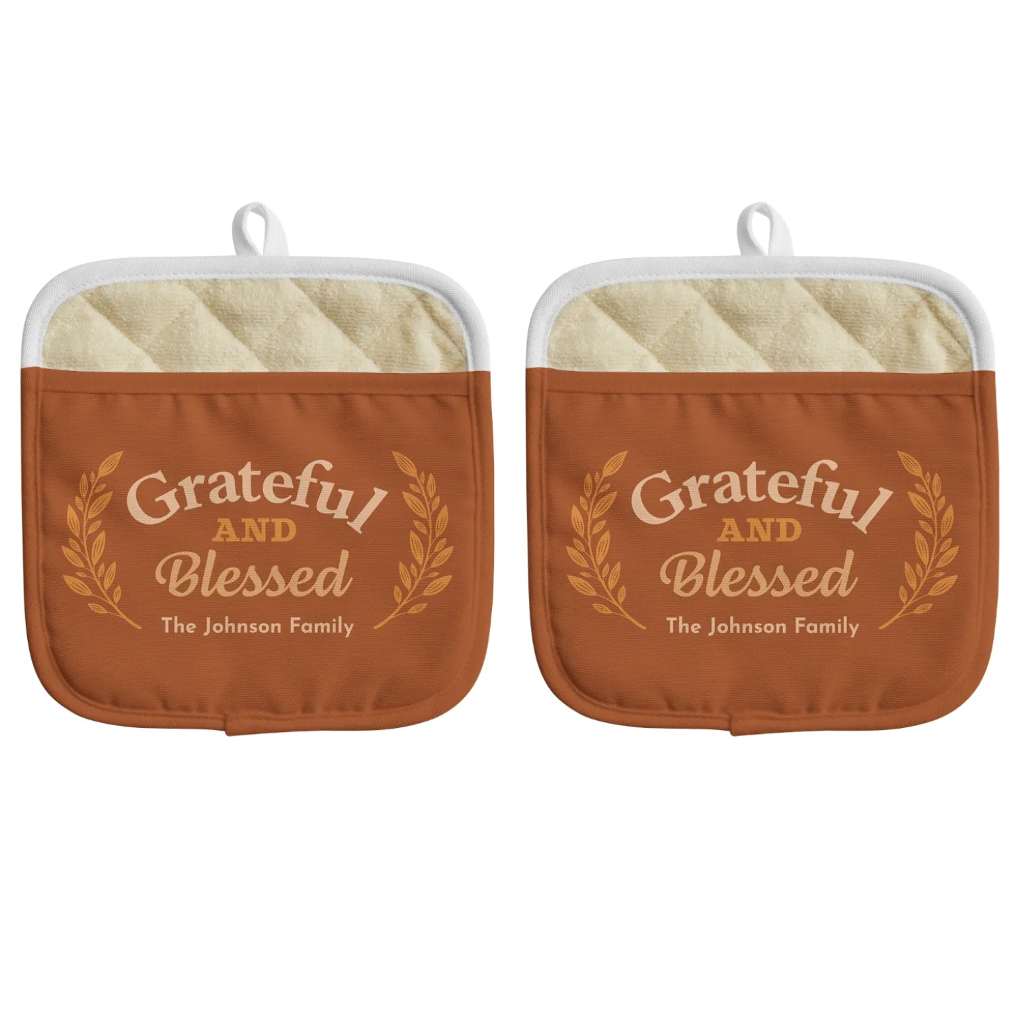 Grateful and Blessed Pot Holder