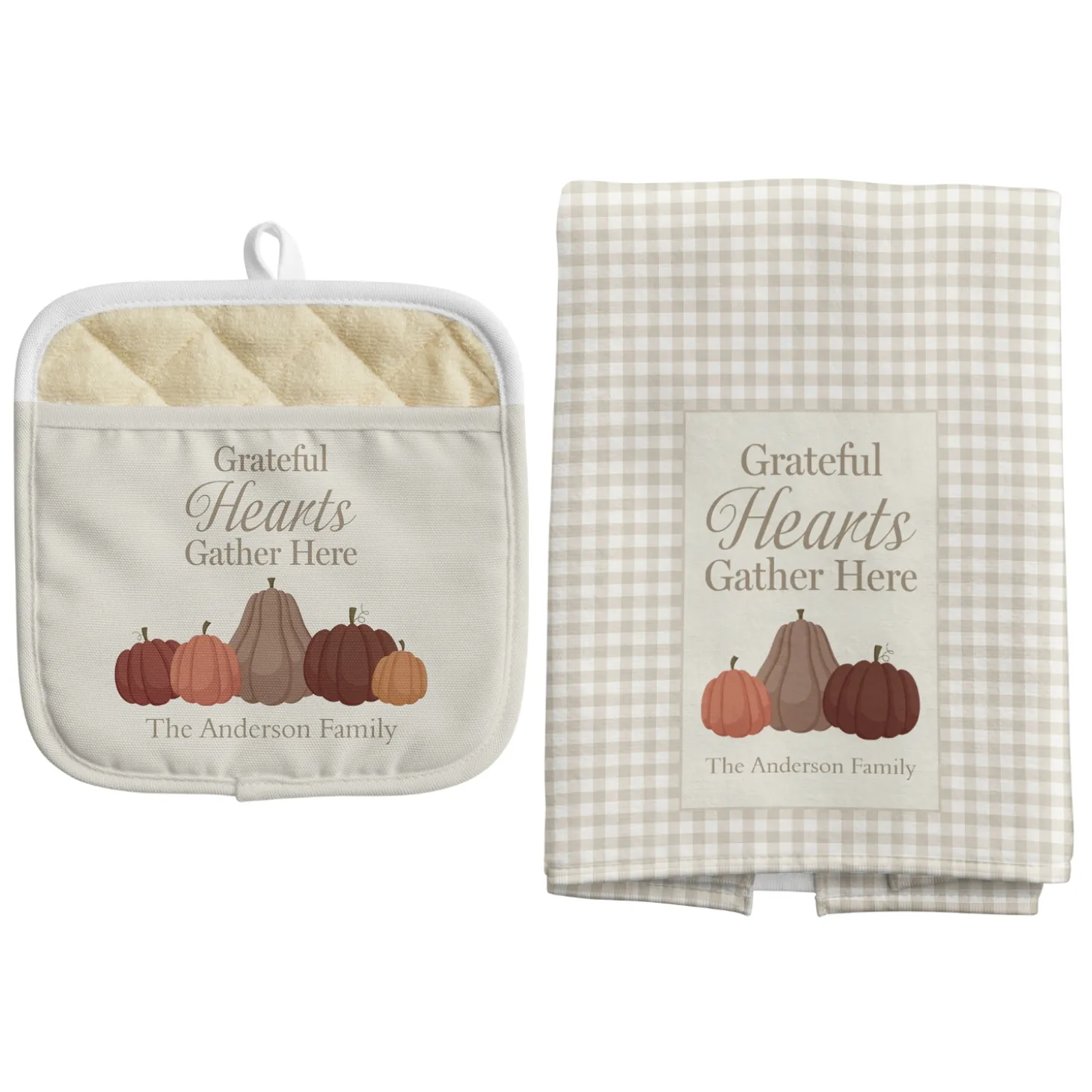 Grateful Hearts Pot Holder