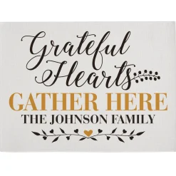 Grateful Hearts Table Runner & Placemats