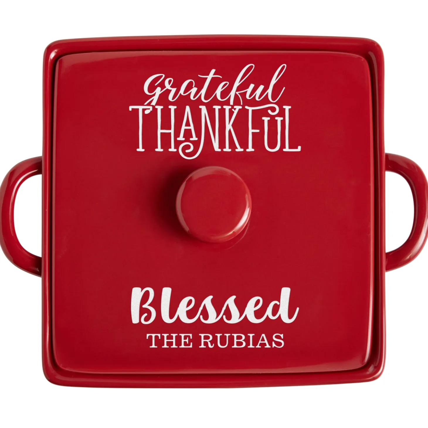 Grateful, Thankful, Blessed Stoneware