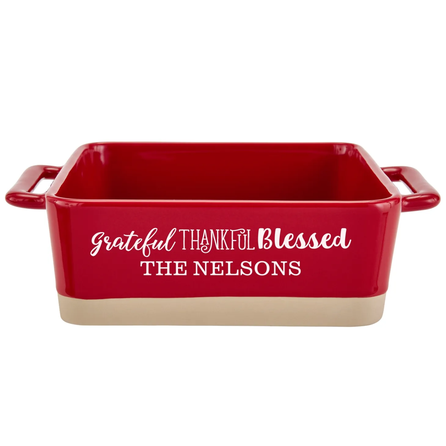 Grateful, Thankful, Blessed Stoneware