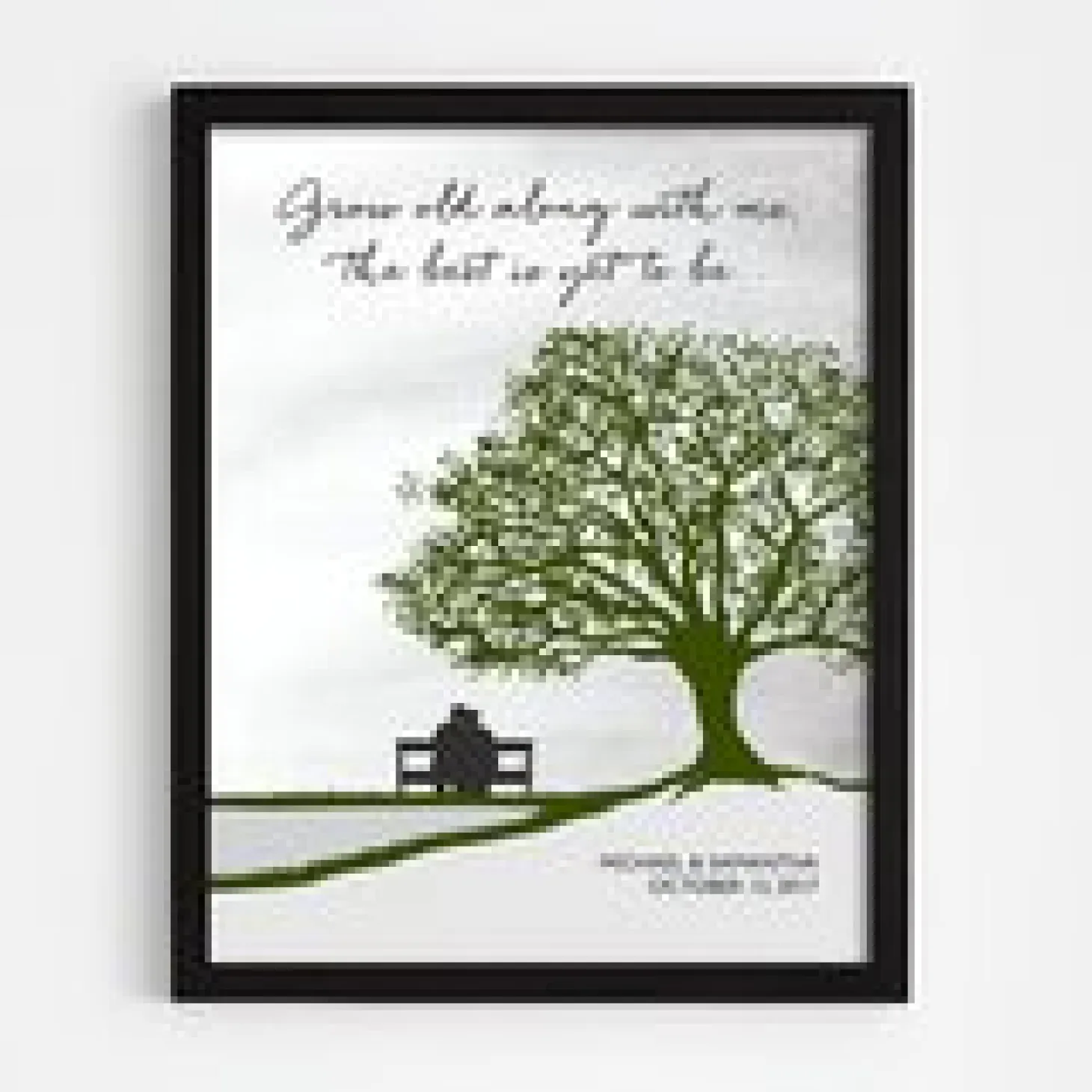 Grow Old With Me Canvas Art