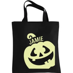 Halloween Party Glow-in-the-Dark Black Treat Bag
