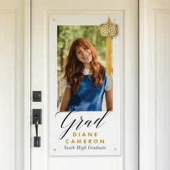Hanging Tassel Graduation Photo Banner