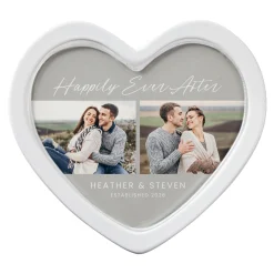 Happily Ever After Photo Heart Keepsake Box