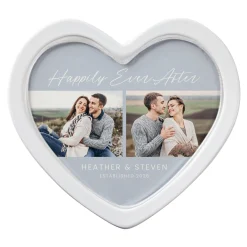Happily Ever After Photo Heart Keepsake Box