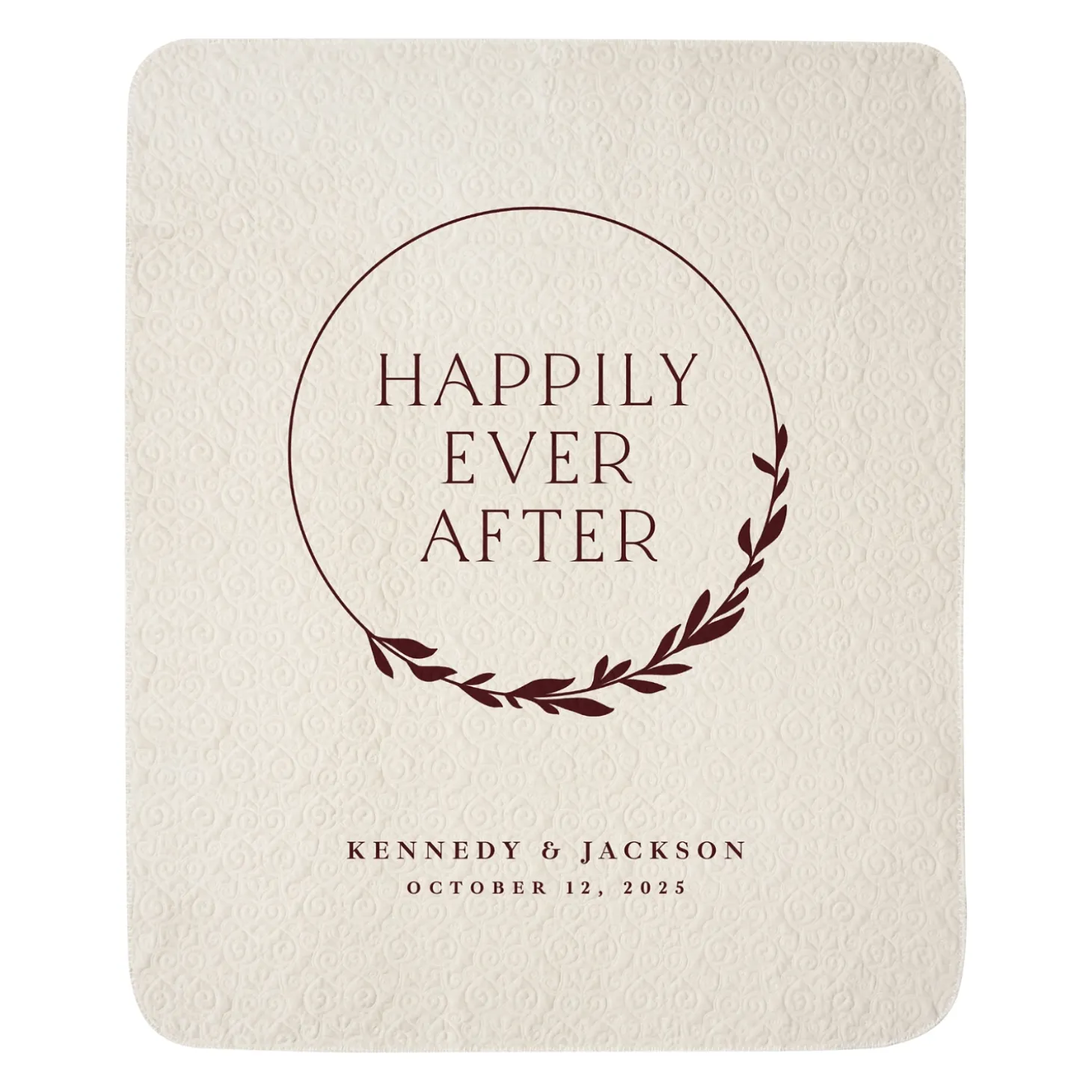 Happily Ever After Quilted Throw