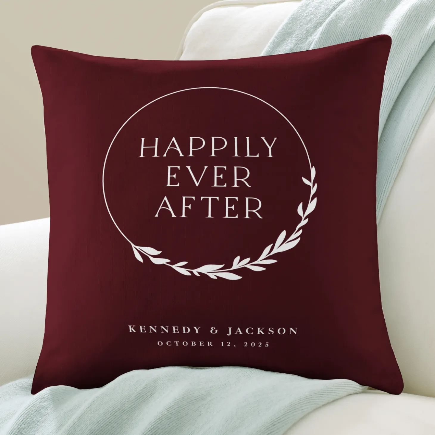 Happily Ever After Throw Pillow