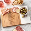 Happy Home Marble Wood Server