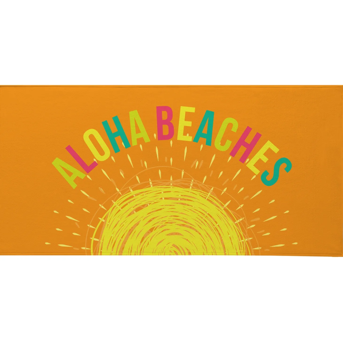 Happy Vibes Beach Towel