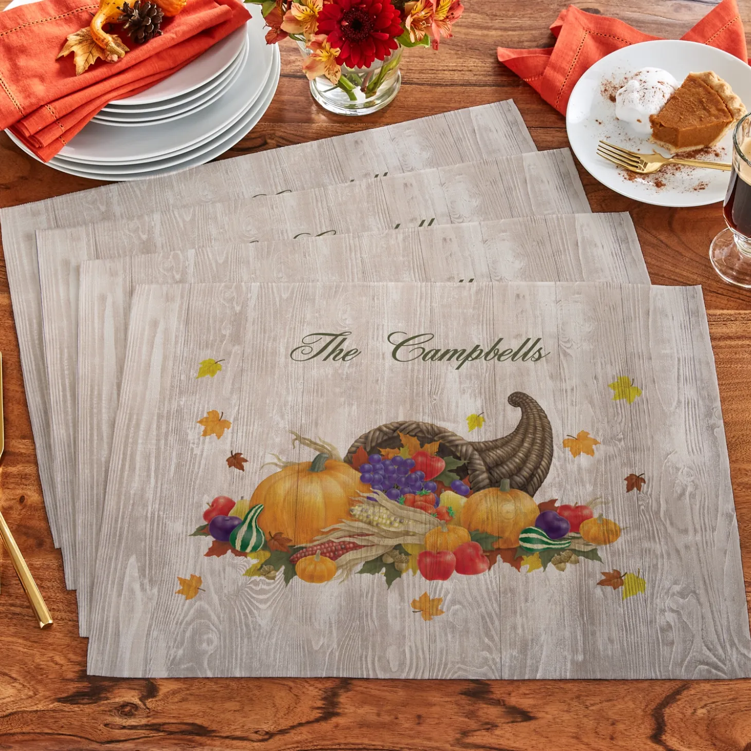 Harvest Gather Table Runner & Placemats