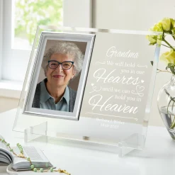 Heart in Heaven Glass Frame