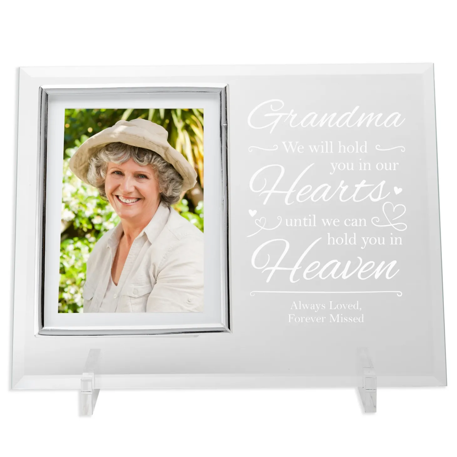 Heart in Heaven Glass Frame