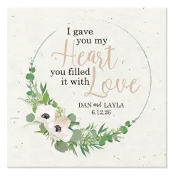 Heart is Filled with Love Canvas