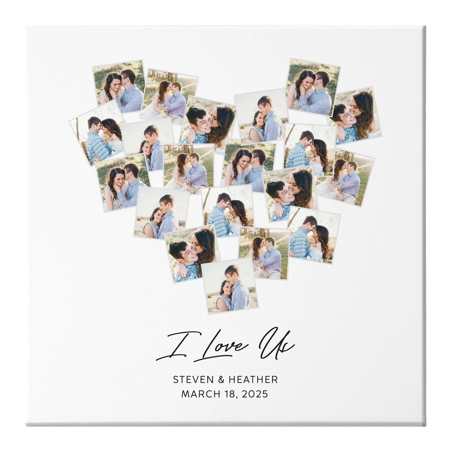 Heart Photo Canvas