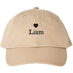 Heart with Name Embroidered Hat