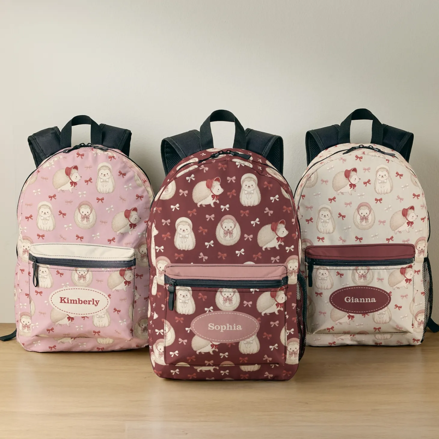 Hedgehogs and Ribbons Backpack