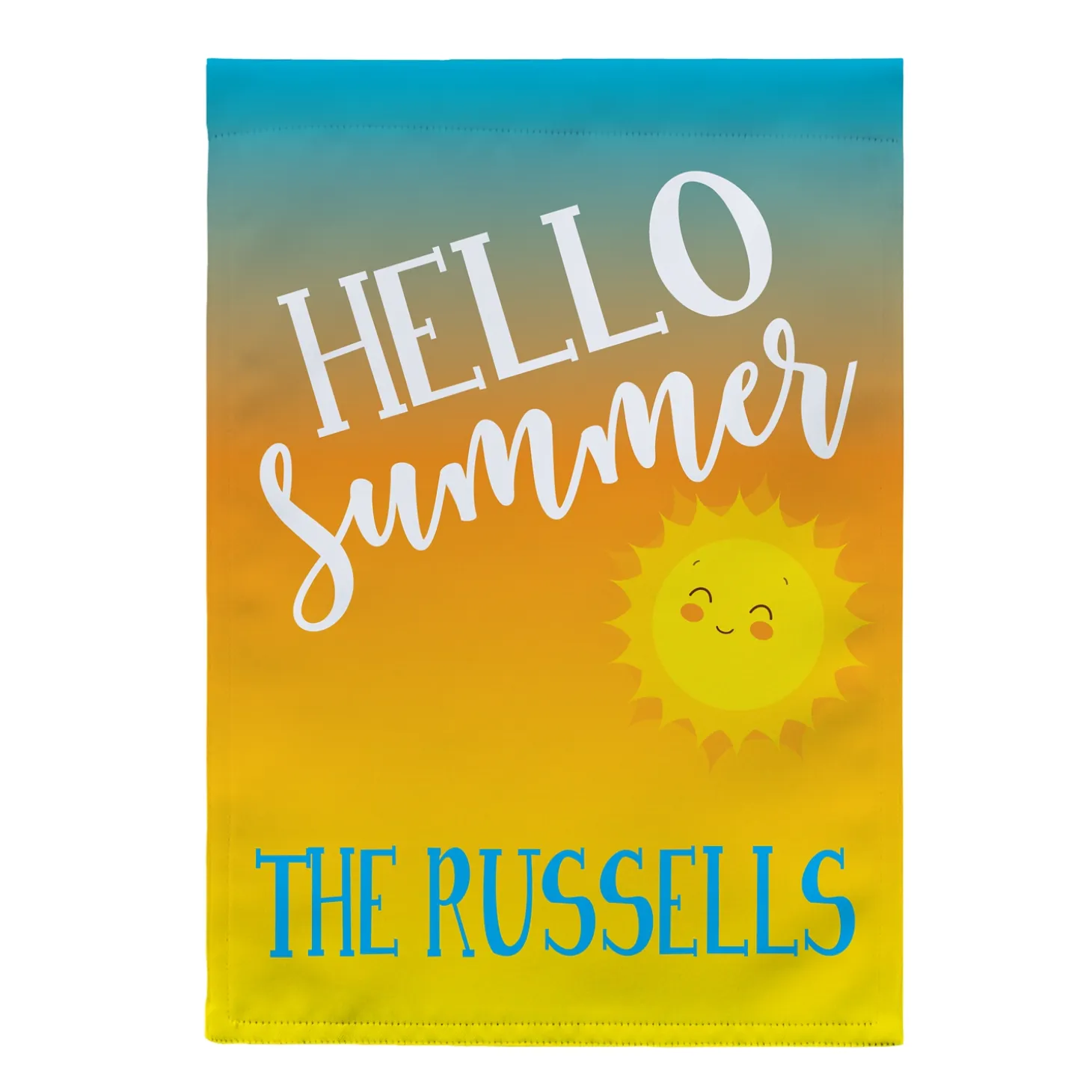 Hello Summer Garden Flag
