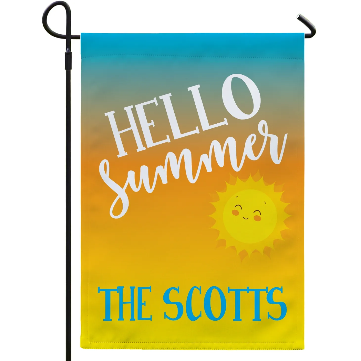 Hello Summer Garden Flag